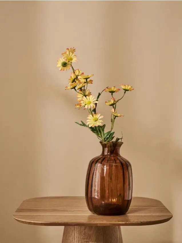 Pianta decorativa a forma di ramo - giallo chiaro