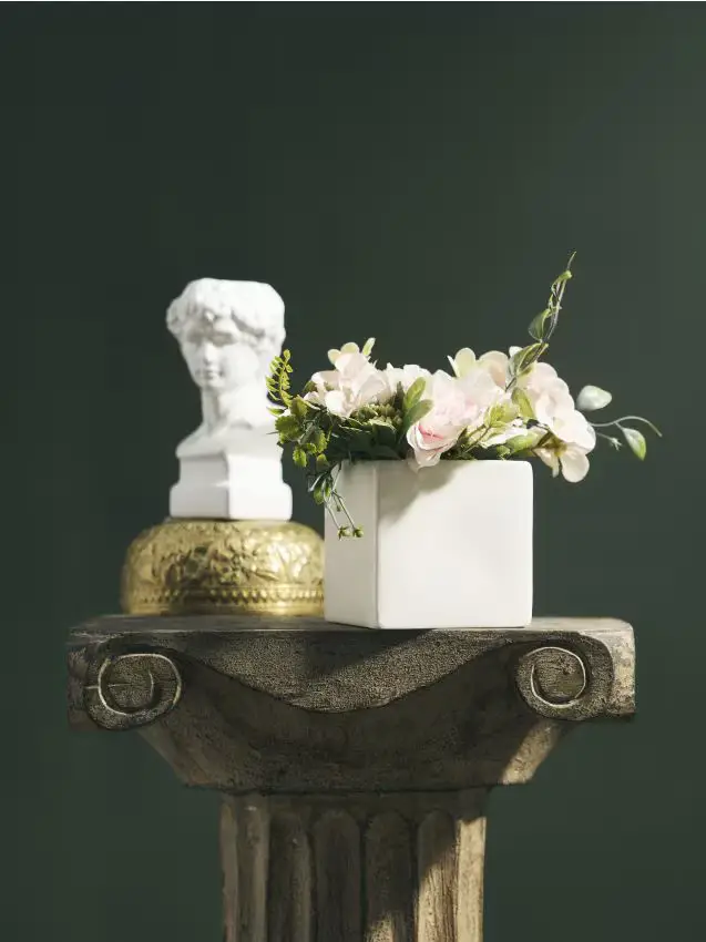 Pianta decorativa in vaso - rosa pastello