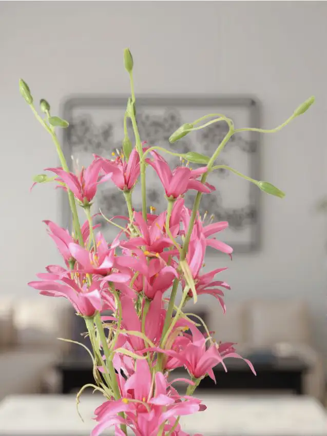 Pianta ornamentale artificiale 3 pack - viola scuro