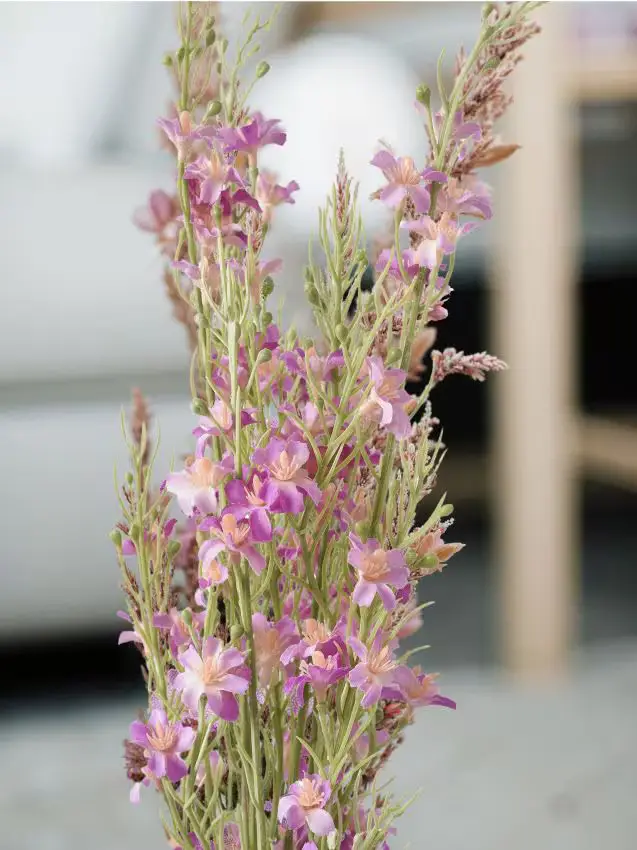 Pianta ornamentale artificiale 3 pack - viola scuro