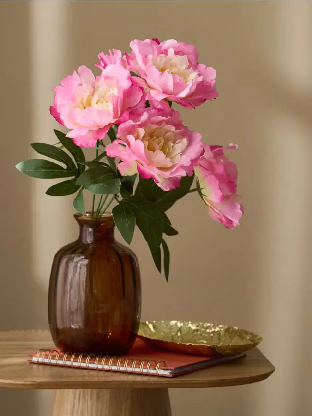 Pianta ornamentale artificiale - rosa pastello