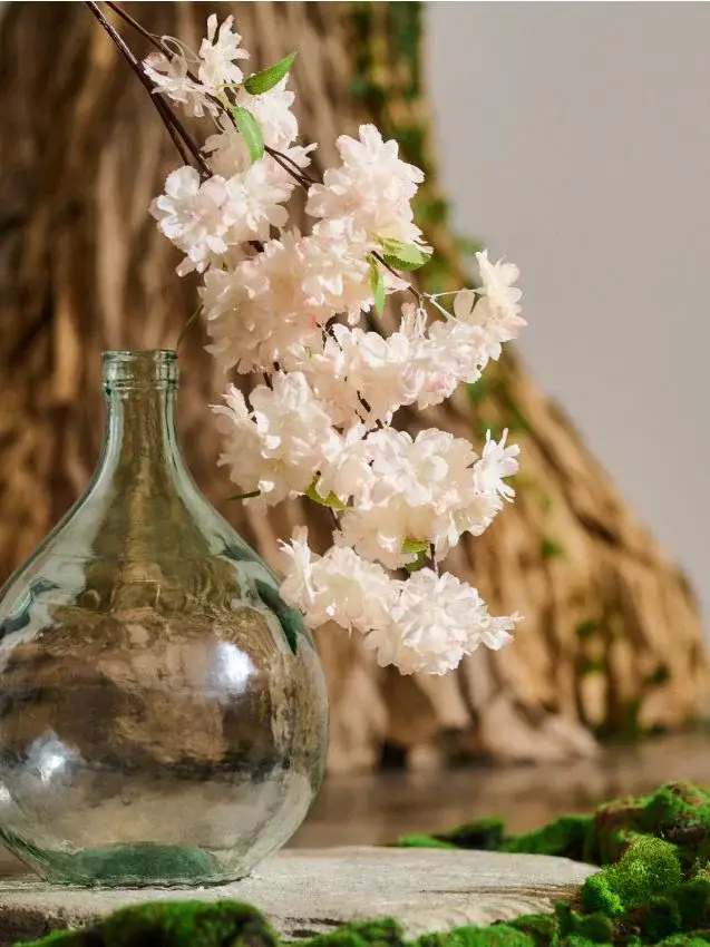 Pianta ornamentale artificiale - rosa pastello