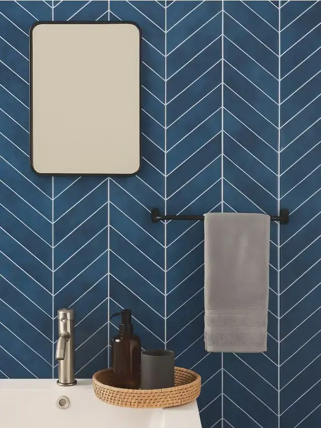 Piastrelle autoadesive, set da 4 pezzi - indaco