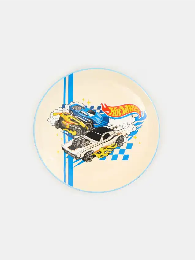 Piatto in ceramica Hot Wheels - multicolor