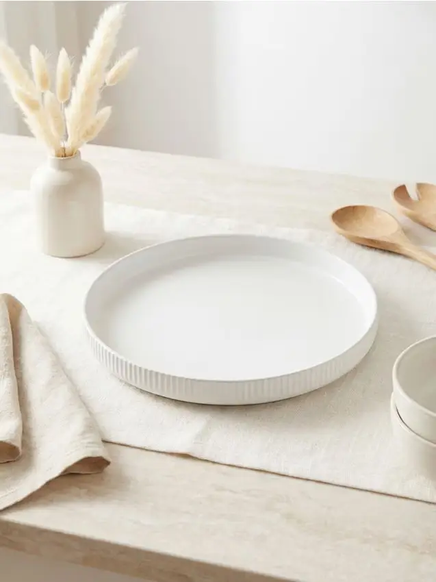 Piatto tinta unita - bianco