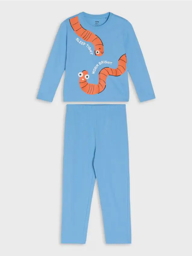 Pigiama a 2 pezzi - azzurro