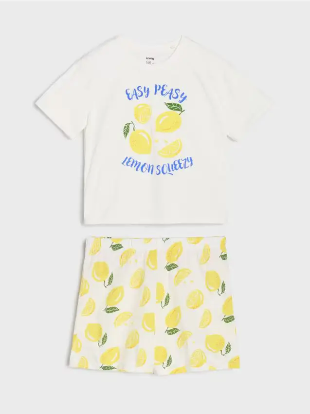 Pigiama a 2 pezzi - bianco