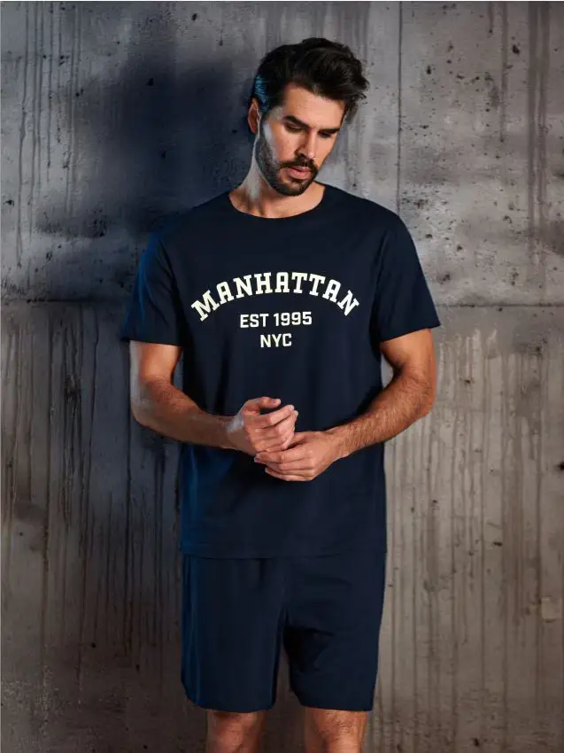 Pigiama a 2 pezzi - blu scuro