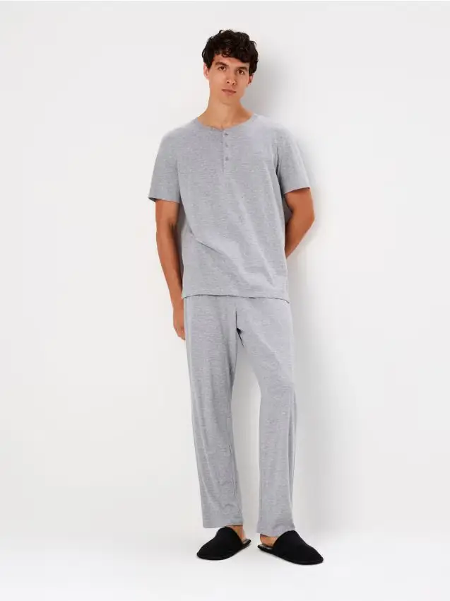 Pigiama a 2 pezzi - grigio chiaro