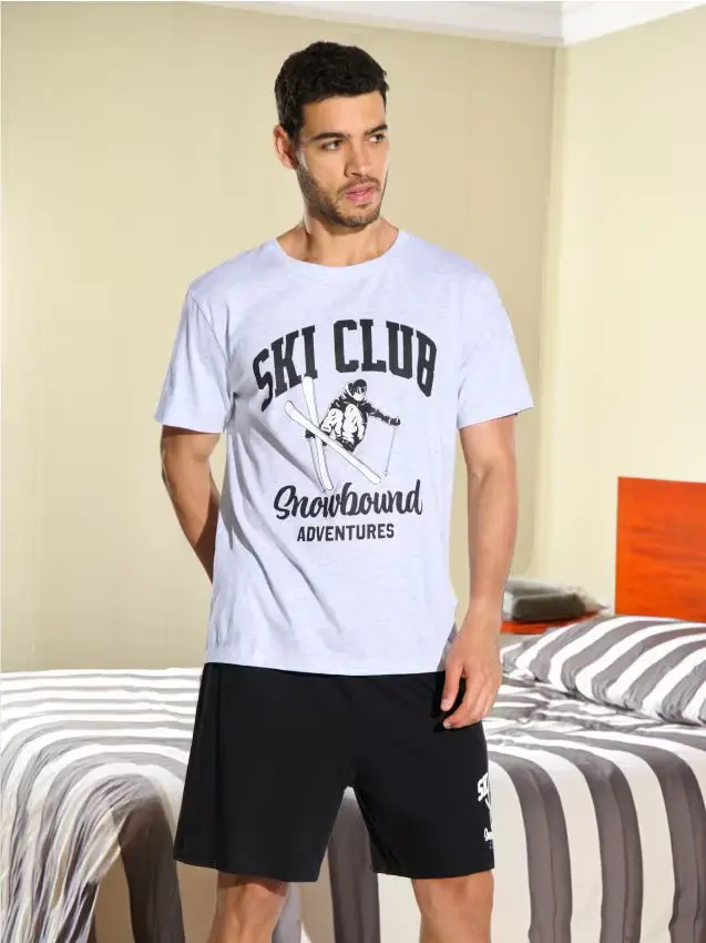 Pigiama a 2 pezzi - grigio chiaro