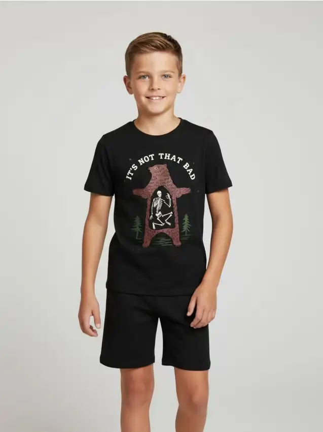 Pigiama a 2 pezzi - nero