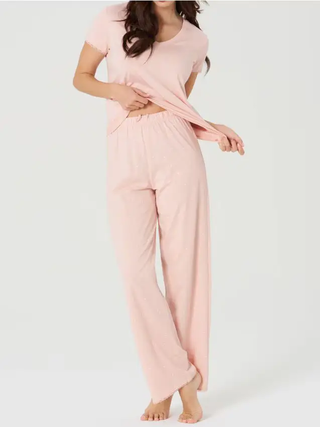 Pigiama a 2 pezzi - nude