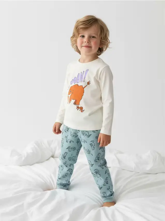 Pigiama a 2 pezzi - panna