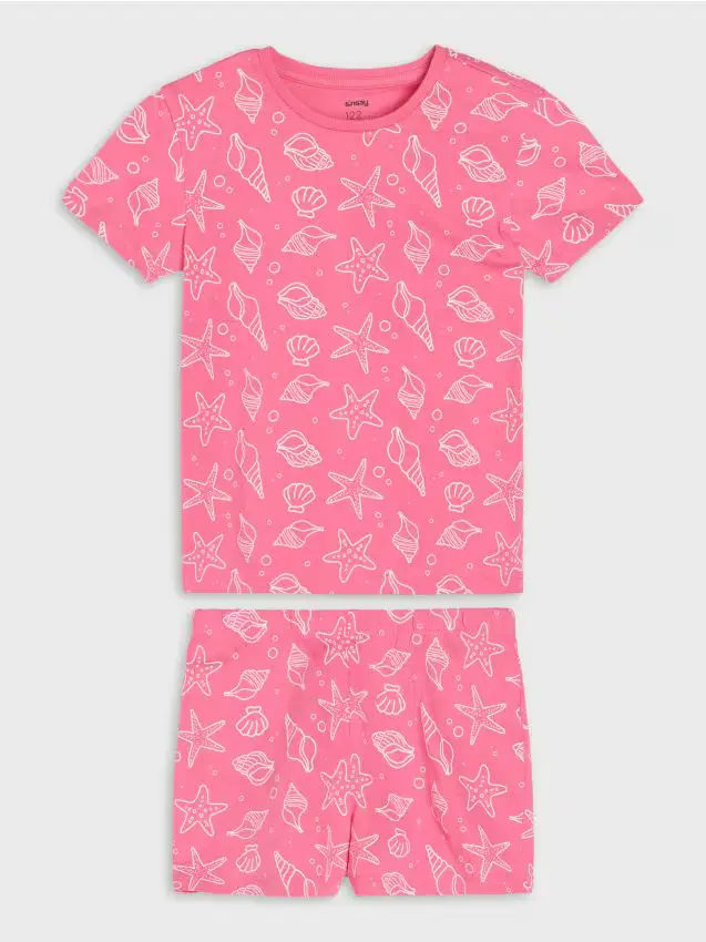 Pigiama a 2 pezzi - rosa shocking