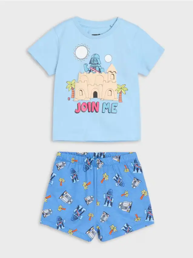 Pigiama a 2 pezzi Star Wars - blu pallido