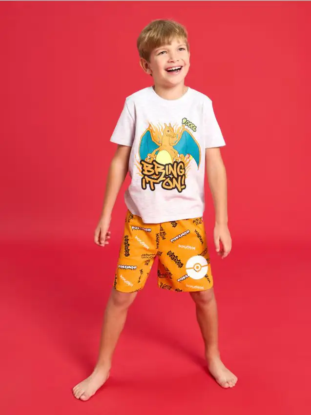 Pigiama due pezzi Pokémon - grigio chiaro