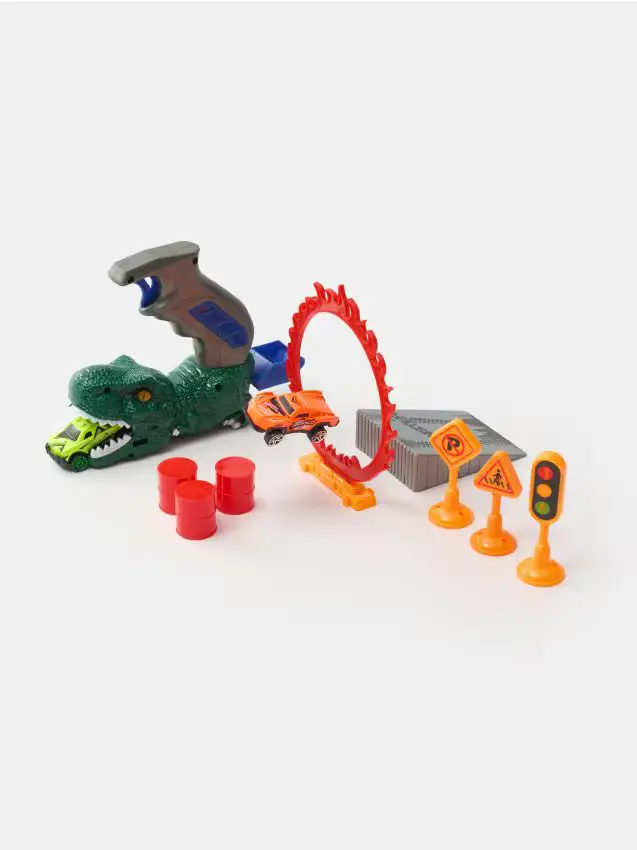 Pista giocattolo con auto - multicolor