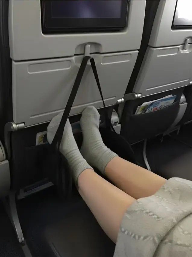 Poggiapiedi da viaggio - nero