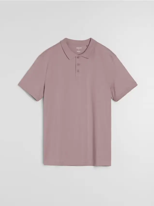 Polo in cotone - rosa pastello