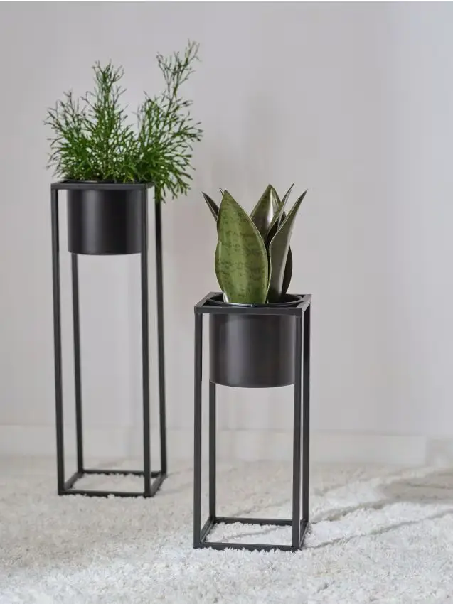 Porta piante - nero