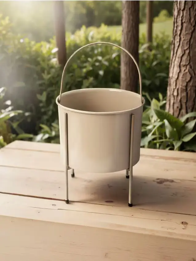 Porta piante - panna