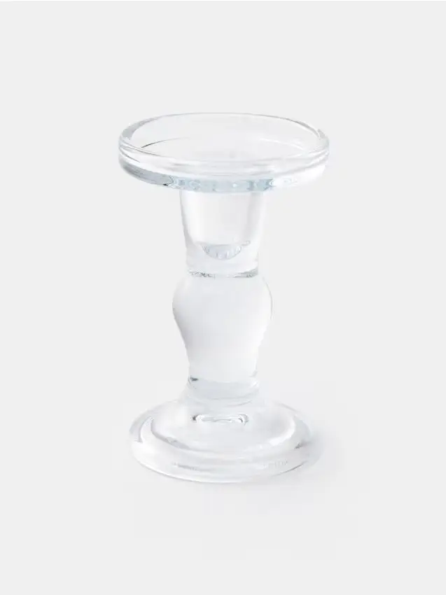 Portacandele in vetro - clear