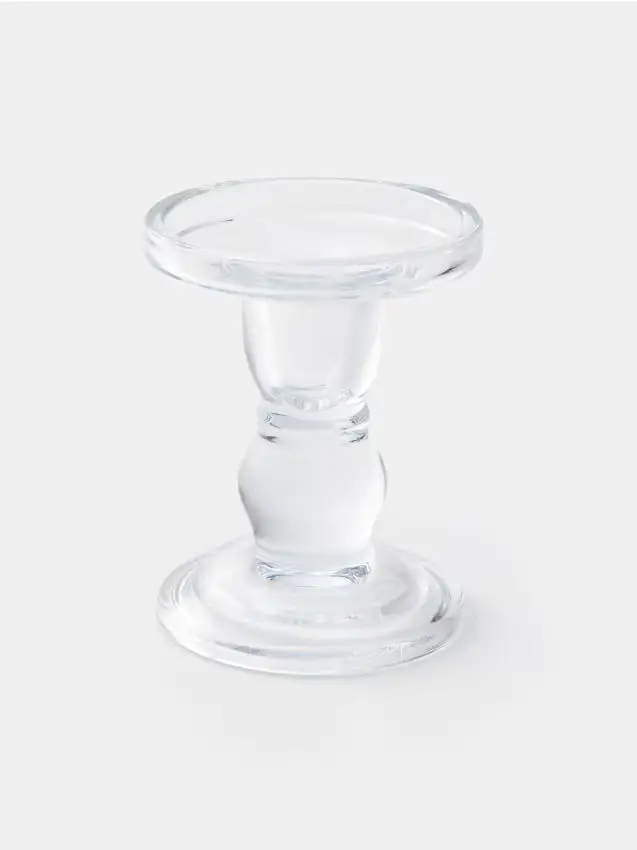 Portacandele in vetro - clear
