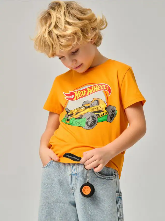 Portachiavi a forma di pneumatico con ciondolo Hot Wheels - multicolor