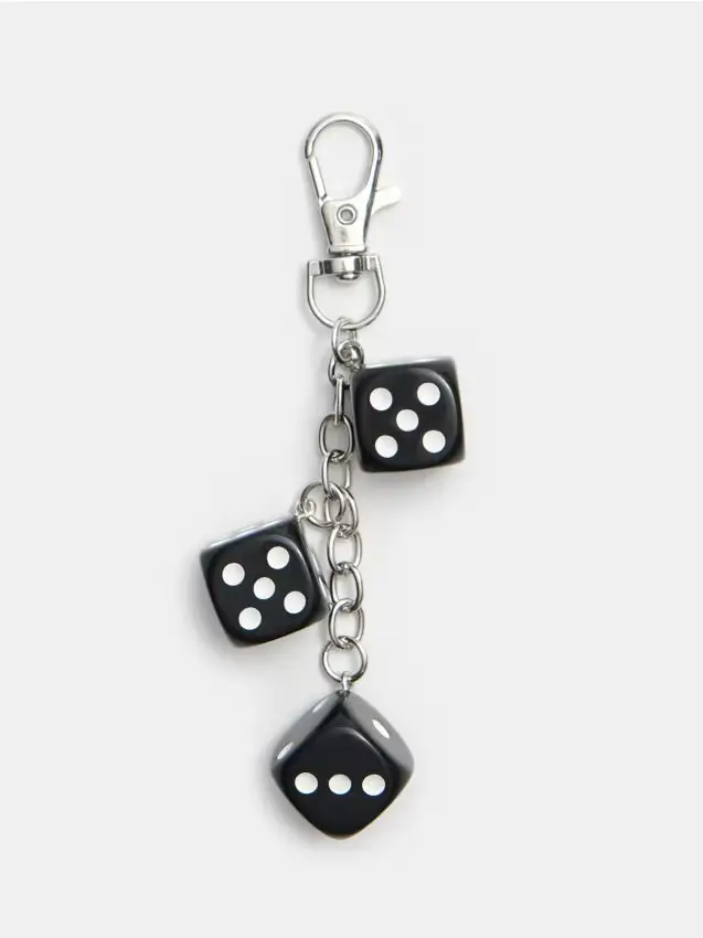 Portachiavi con dadi - multicolor
