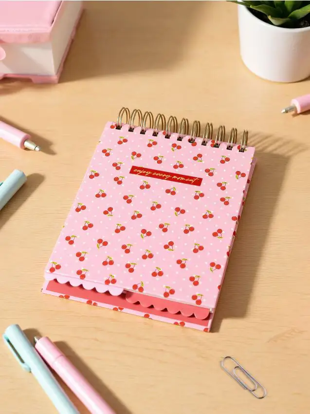 Quaderno a spirale - rosa