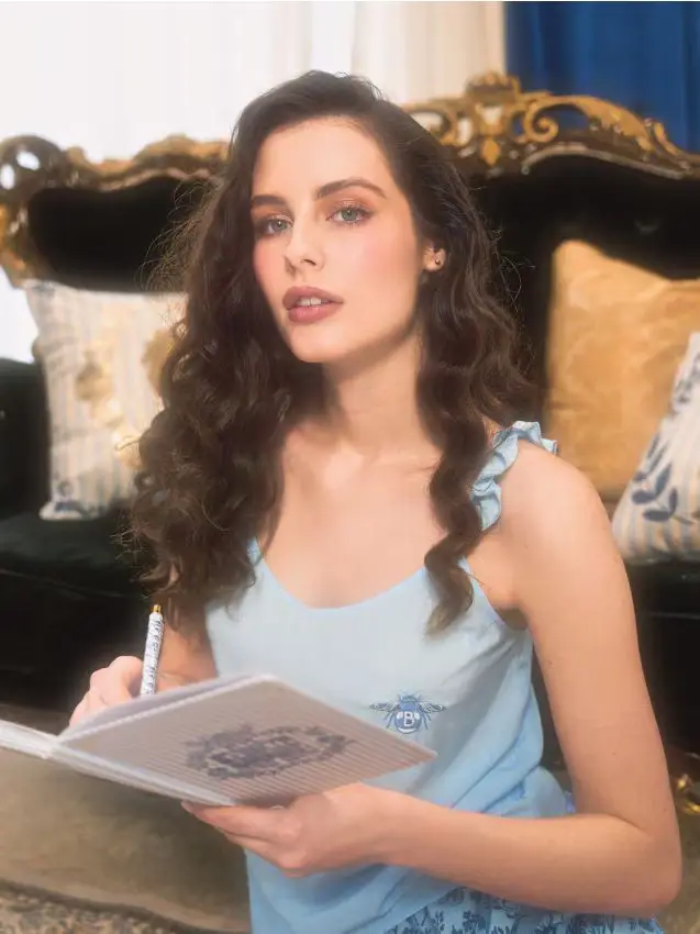 Quaderno A5 Bridgerton - azzurro