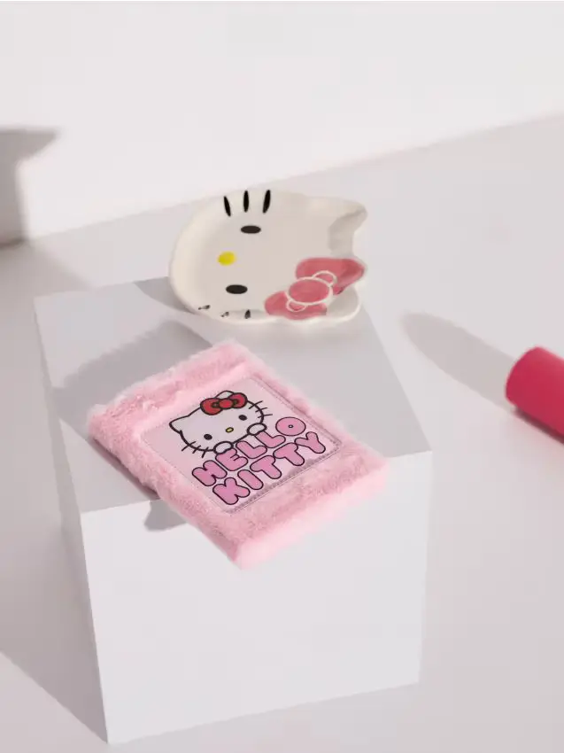 Quaderno con copertina soffice Hello Kitty - rosa