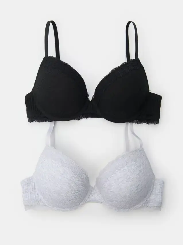 Reggiseno in cotone 2 pack - multicolor