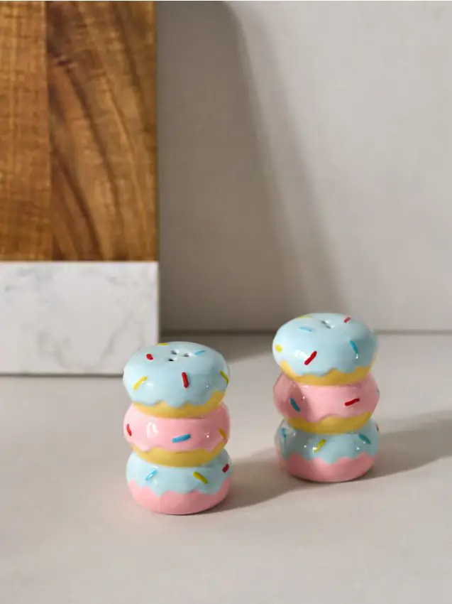 Saliera e pepiera - blu pallido