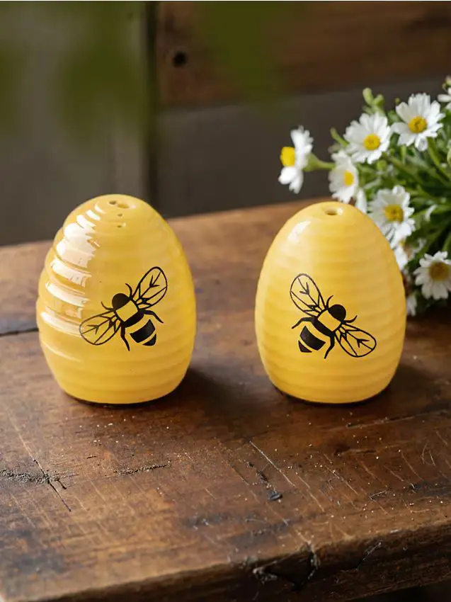 Saliera e pepiera - giallo