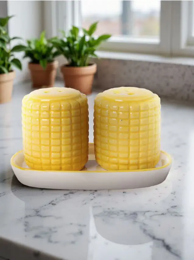 Saliera e pepiera - giallo