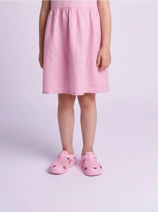 Sandali con chiusura a clip - rosa