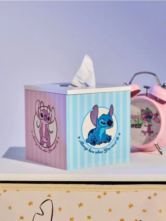 Scatola porta-fazzoletti di carta Stitch - multicolor