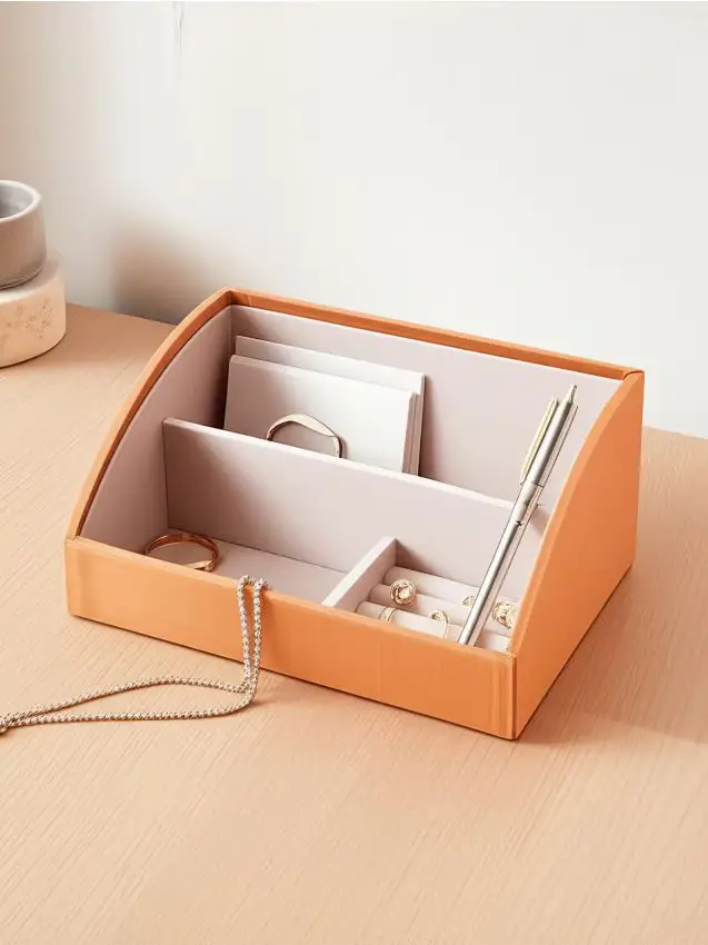 Scatola portagioielli - beige