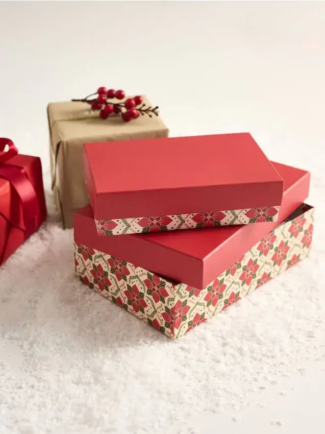 Scatole regalo confezione da 2 - multicolor