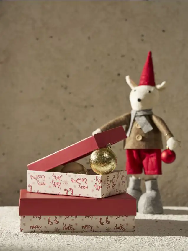 Scatole regalo confezione da 2 - rosso