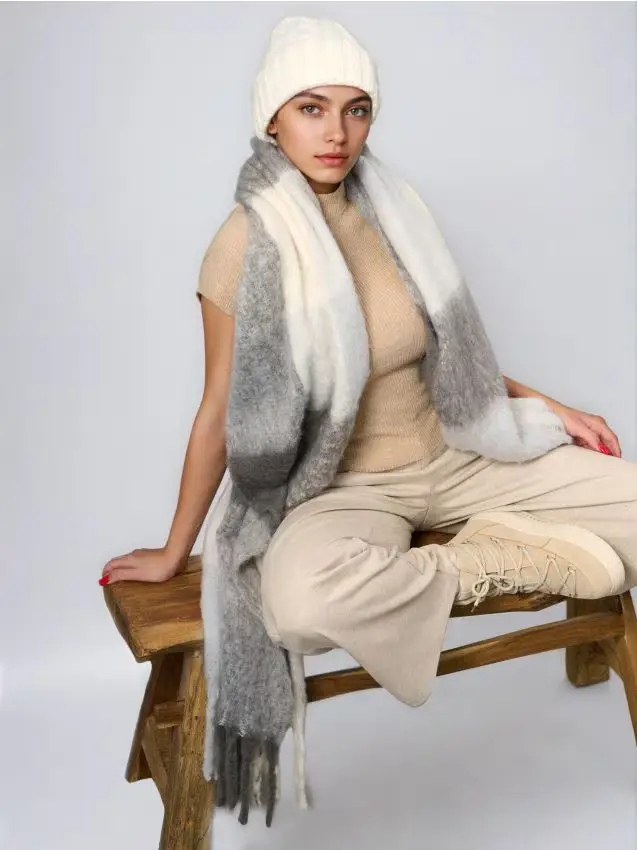 Sciarpa a quadri - multicolor