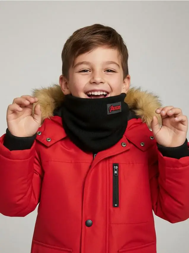 Sciarpa ad anello Avengers - nero