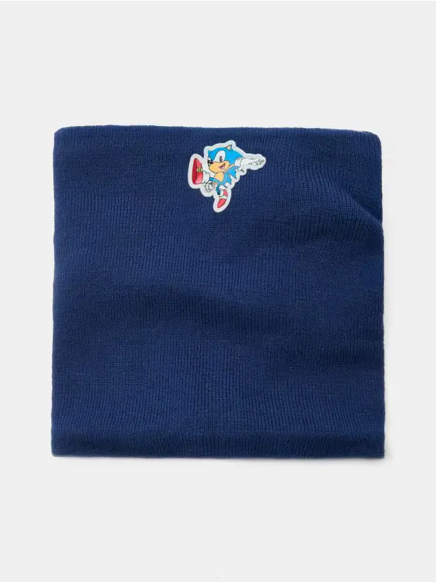 Sciarpa ad anello Sonic the Hedgehog - blu scuro
