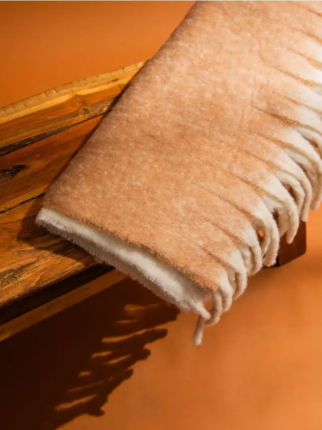 Sciarpa con frange - multicolor