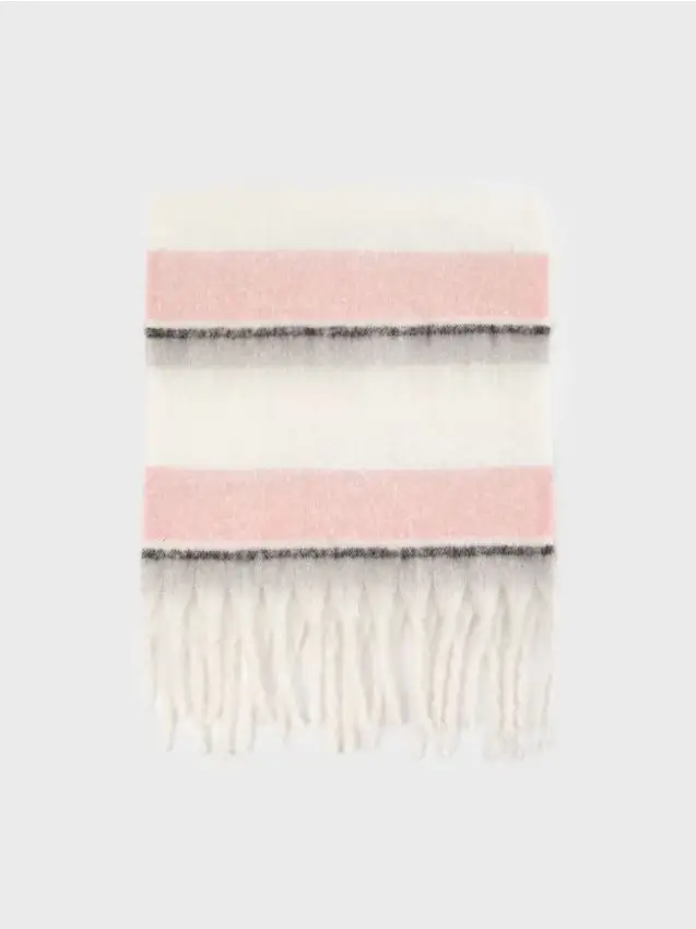 Sciarpa con frange - multicolor