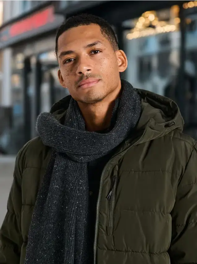 Sciarpa - grigio scuro