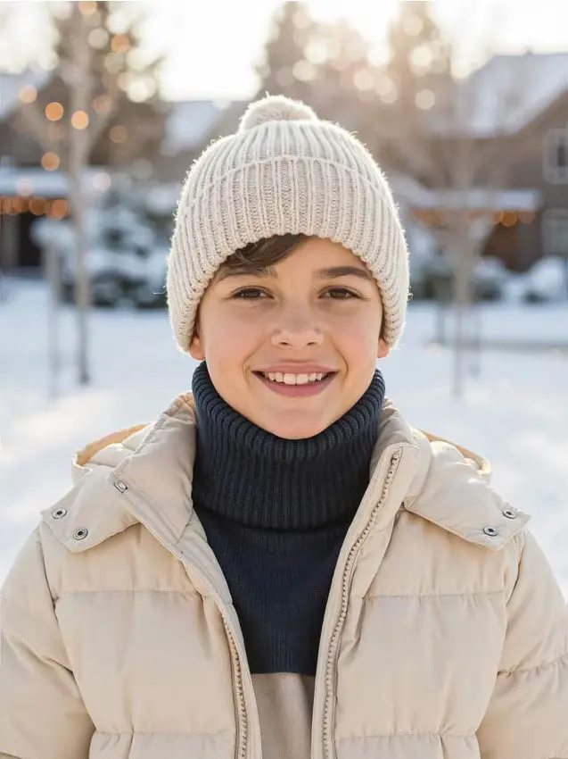 Sciarpa infinity a costine - blu scuro