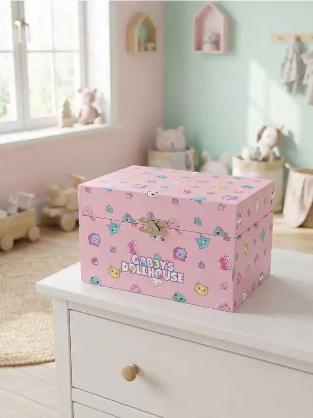 Scrigno portagioie con carillon Gabby s Dollhouse - rosa