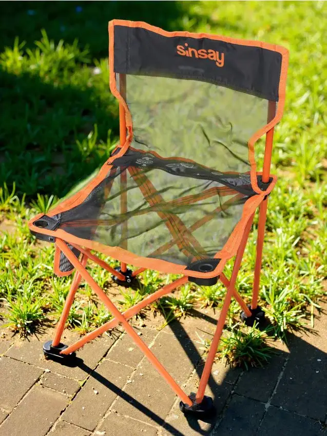 Sedia pieghevole - mandarino